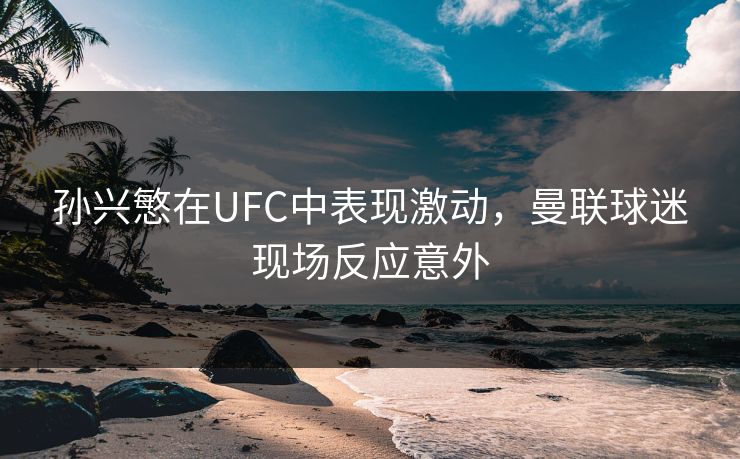 孙兴慜在UFC中表现激动，曼联球迷现场反应意外